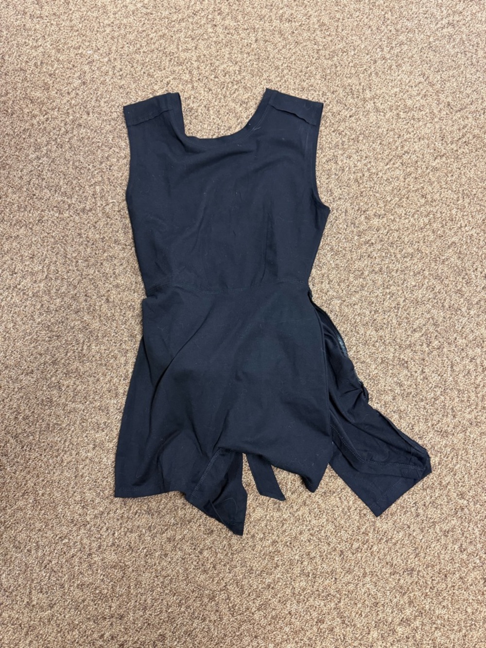 Classic Sleeveless Black Skater Dress